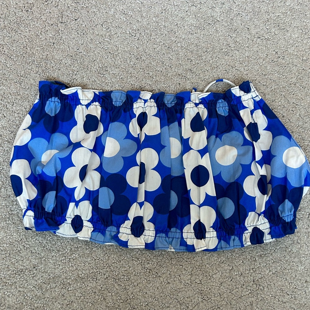 Worn ONCE floral Zara top